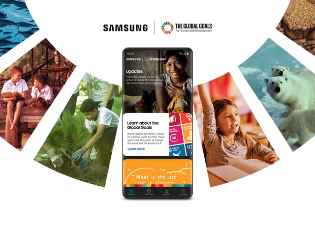 Samsung dunyoni yaxshilash uchun allaqachon 10 million dollar to'plagan. Kompaniya Global Goals yutuqlari bilan tanishtirdi